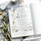 Mind Wave Vintage Clear Masking Tape - Pick Flowers