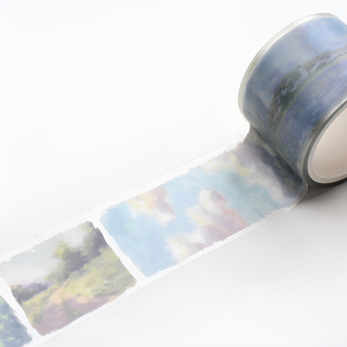 Mind Wave Wide Clear Tape - Landscape - Greenery