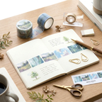 Mind Wave Wide Clear Tape - Landscape - Greenery