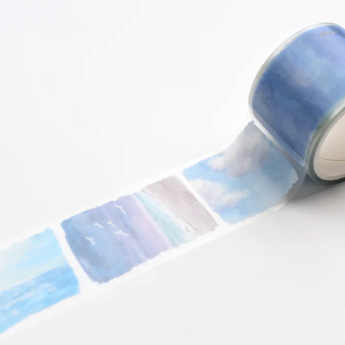 Mind Wave Wide Clear Tape - Landscape - Seaside