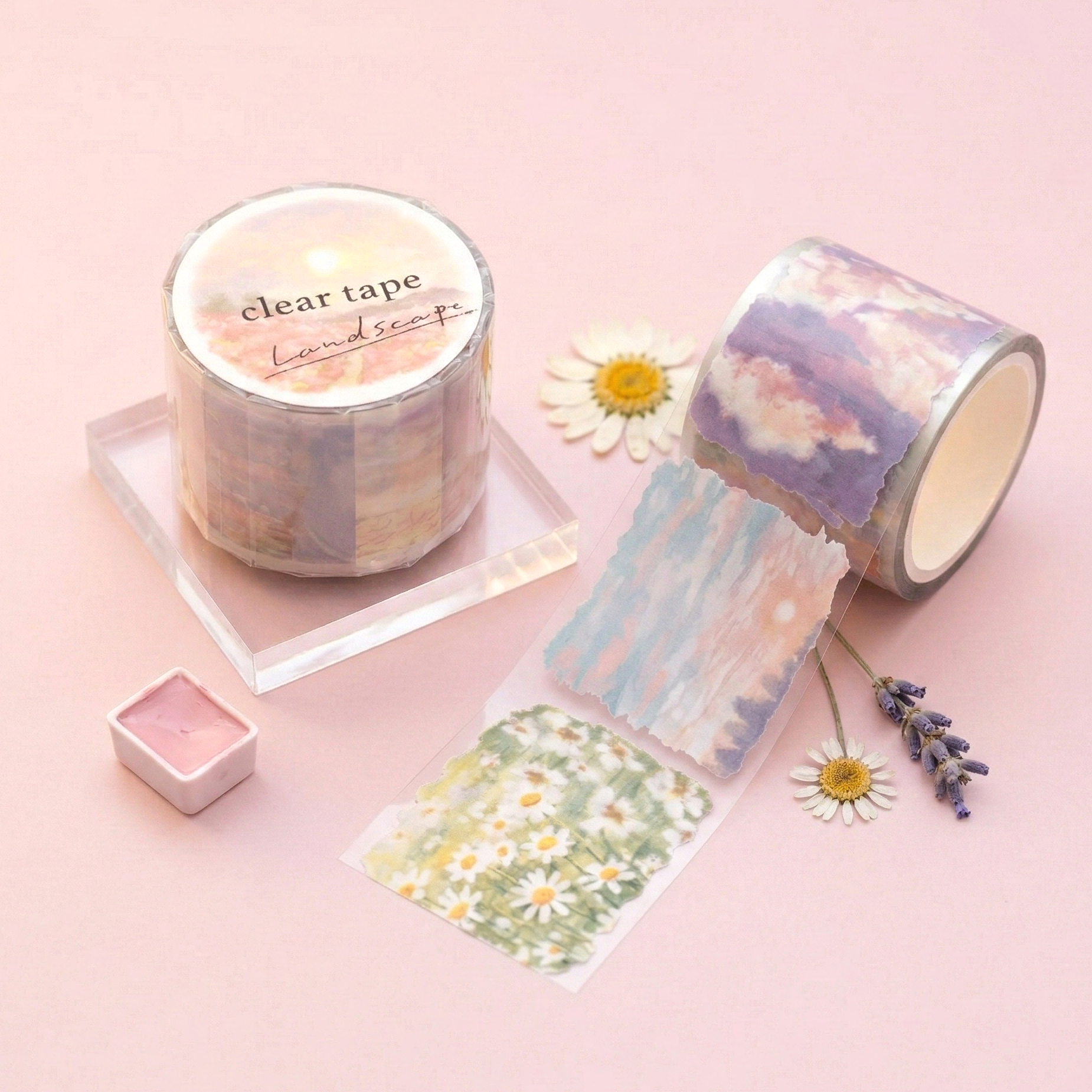 Mind Wave Wide Clear Tape - Landscape - Sunset