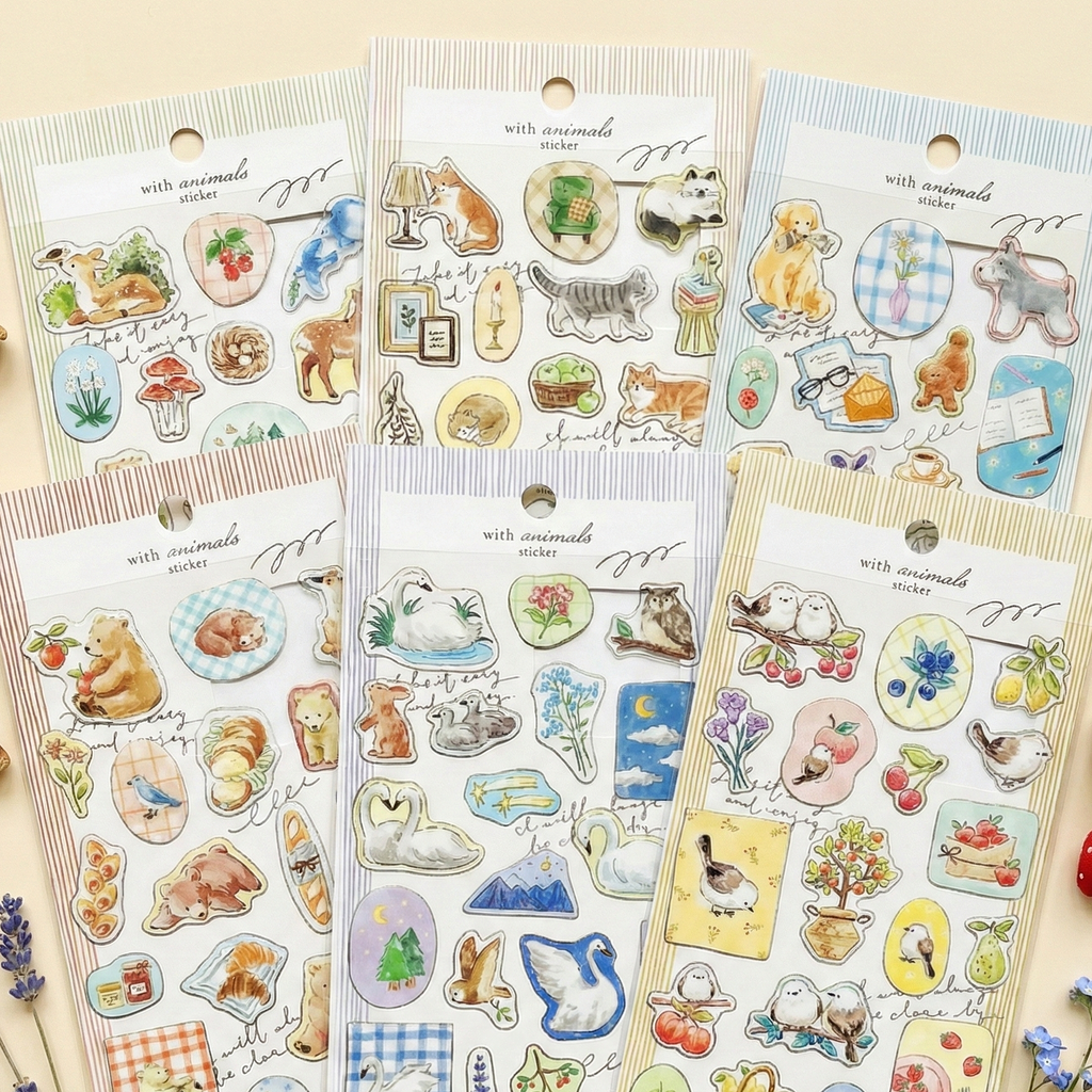 Mind Wave Wild Animal Stickers