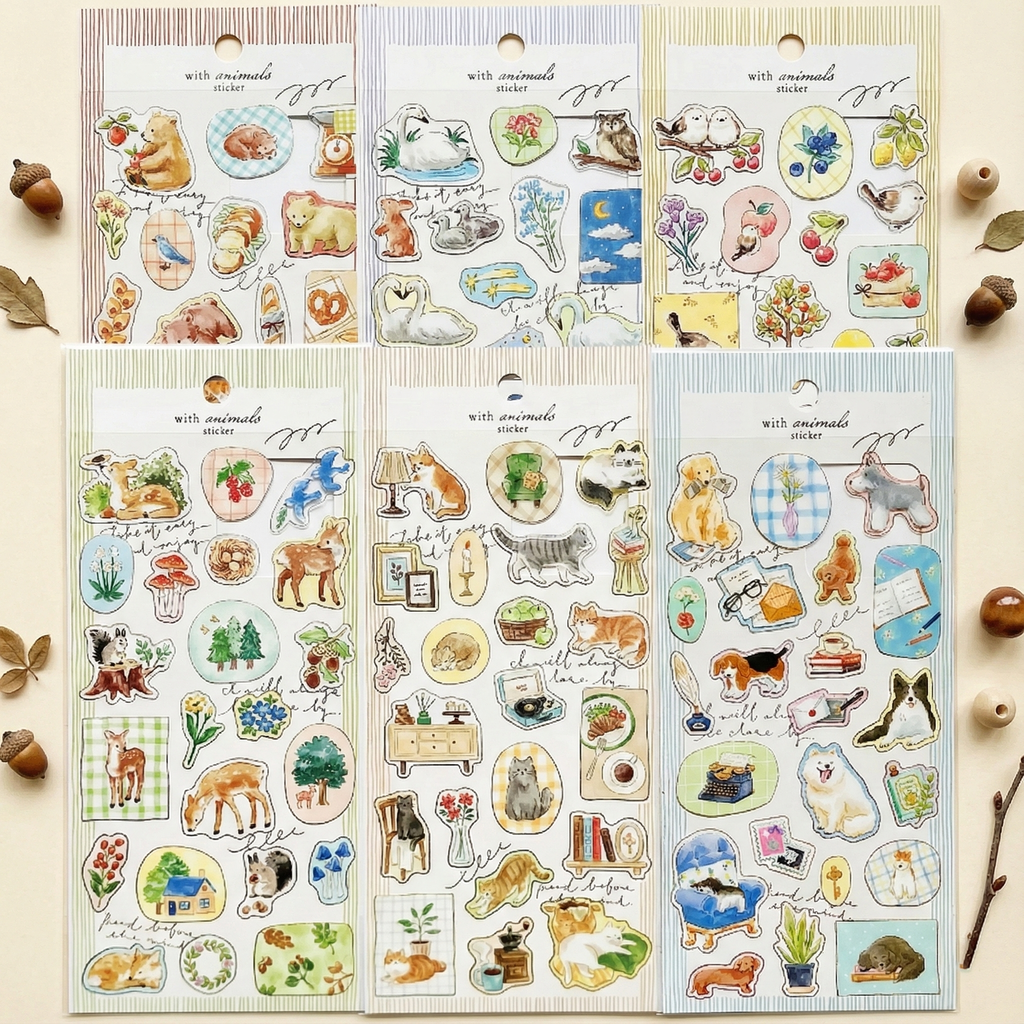 Mind Wave Wild Animal Stickers