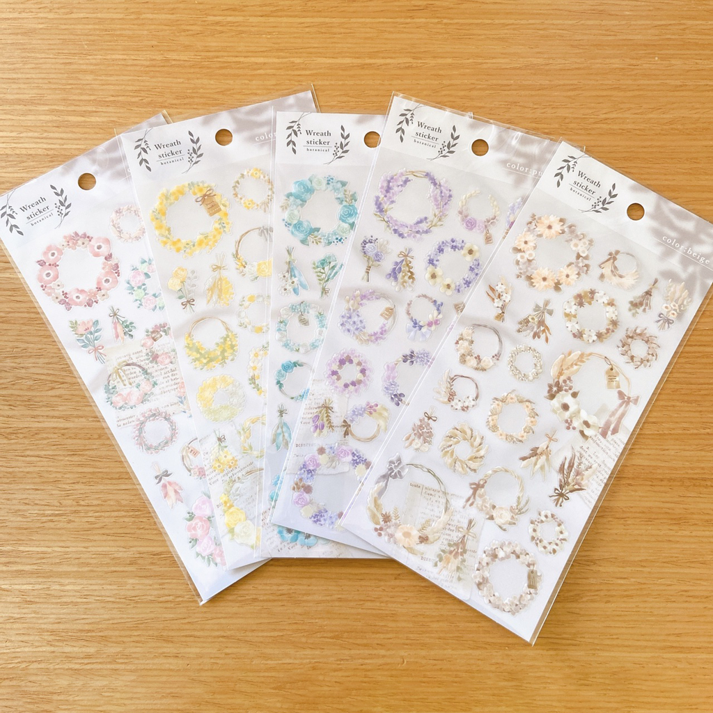 Mind Wave Wreath Stickers