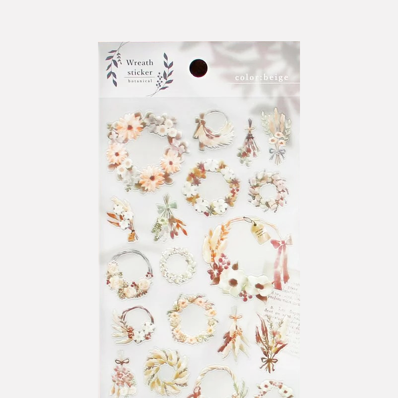 Mind Wave Wreath Stickers