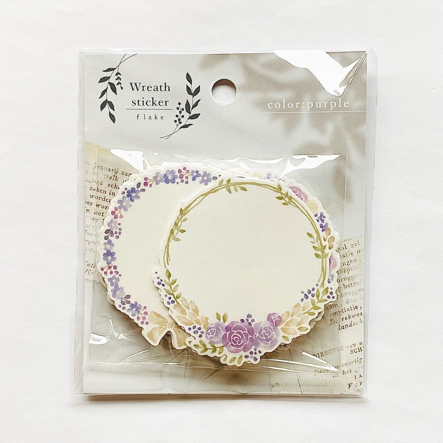 Mind Wave Wreath Stickers