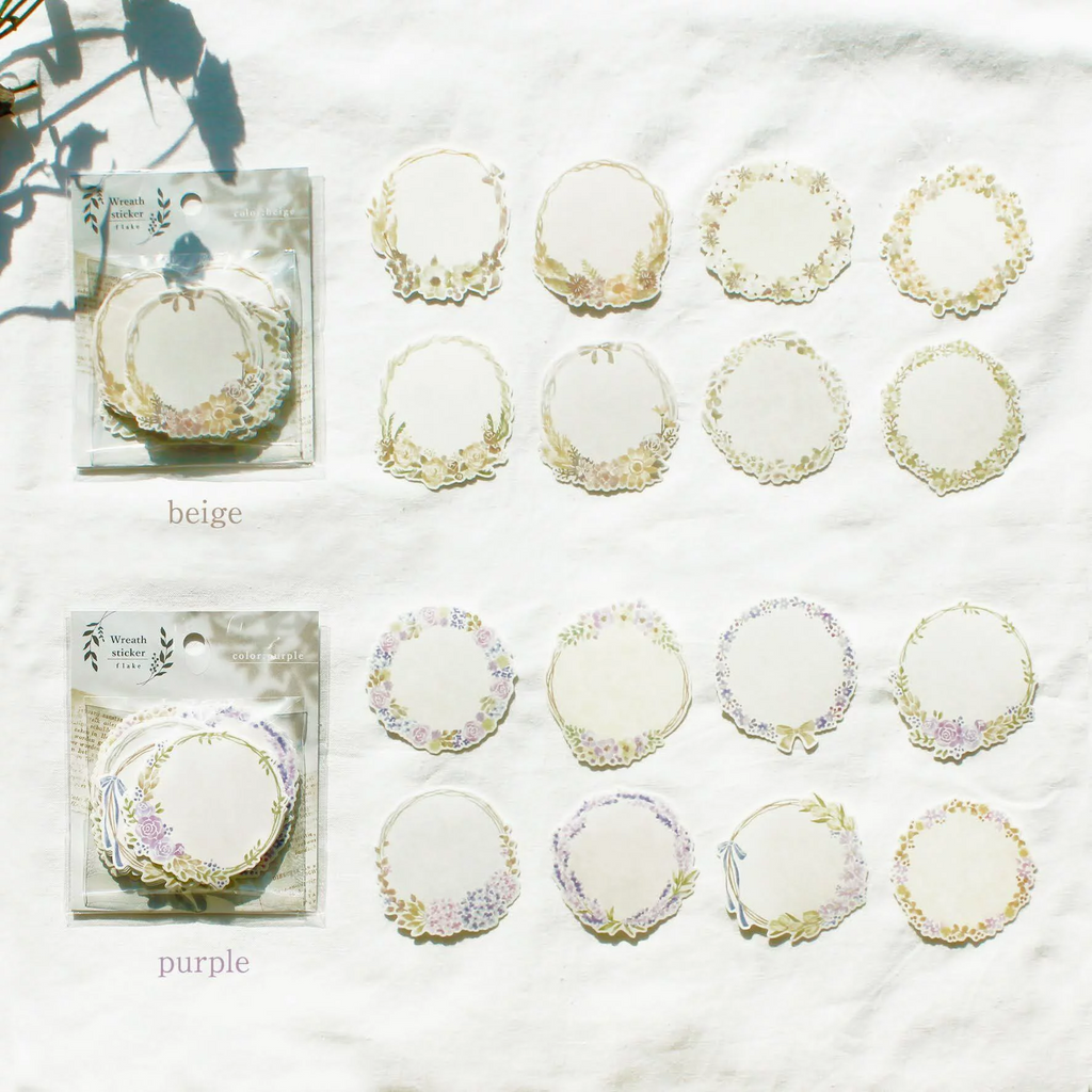 Mind Wave Wreath Stickers