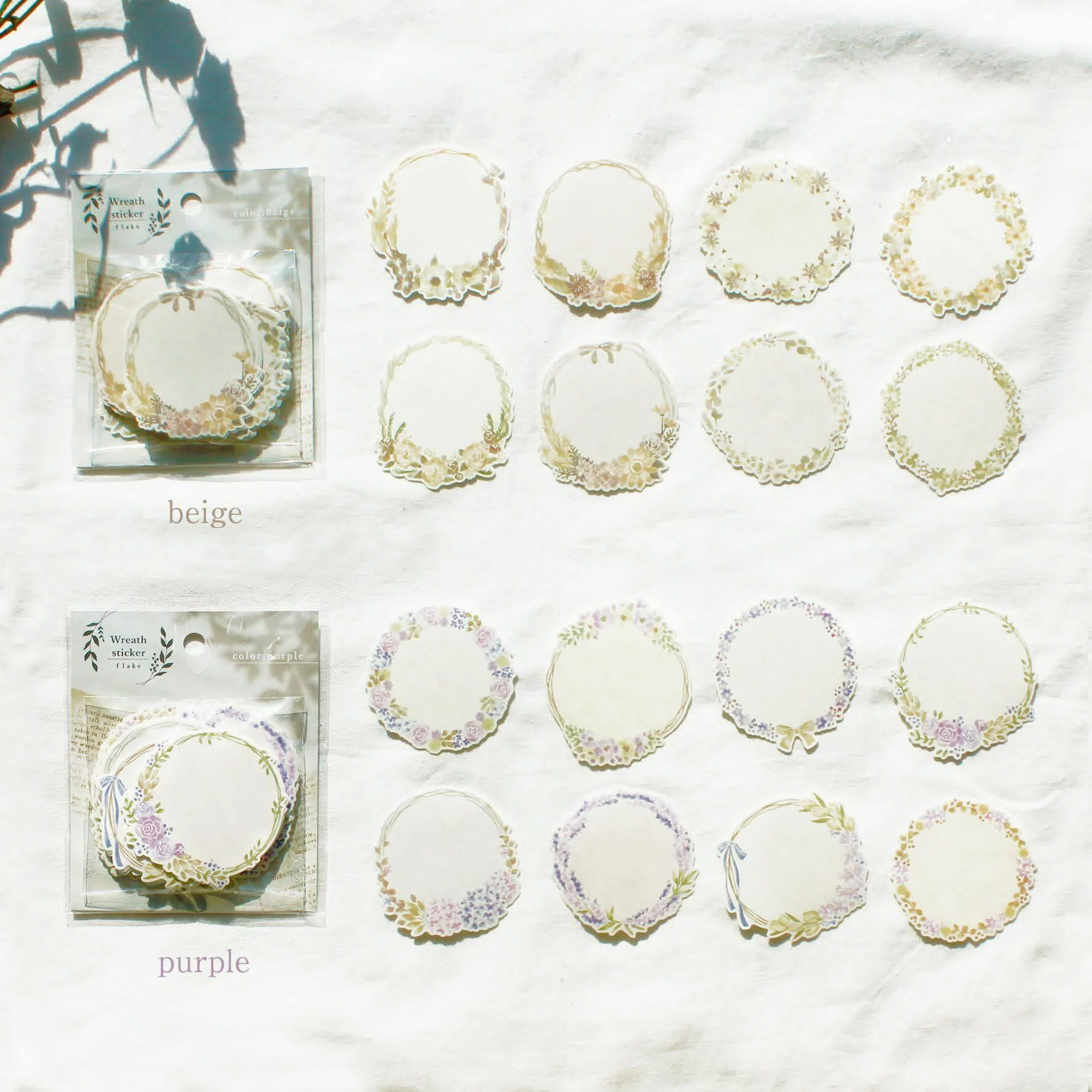 Mind Wave Wreath Stickers