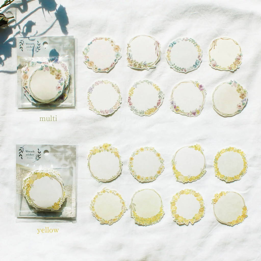 Mind Wave Wreath Stickers