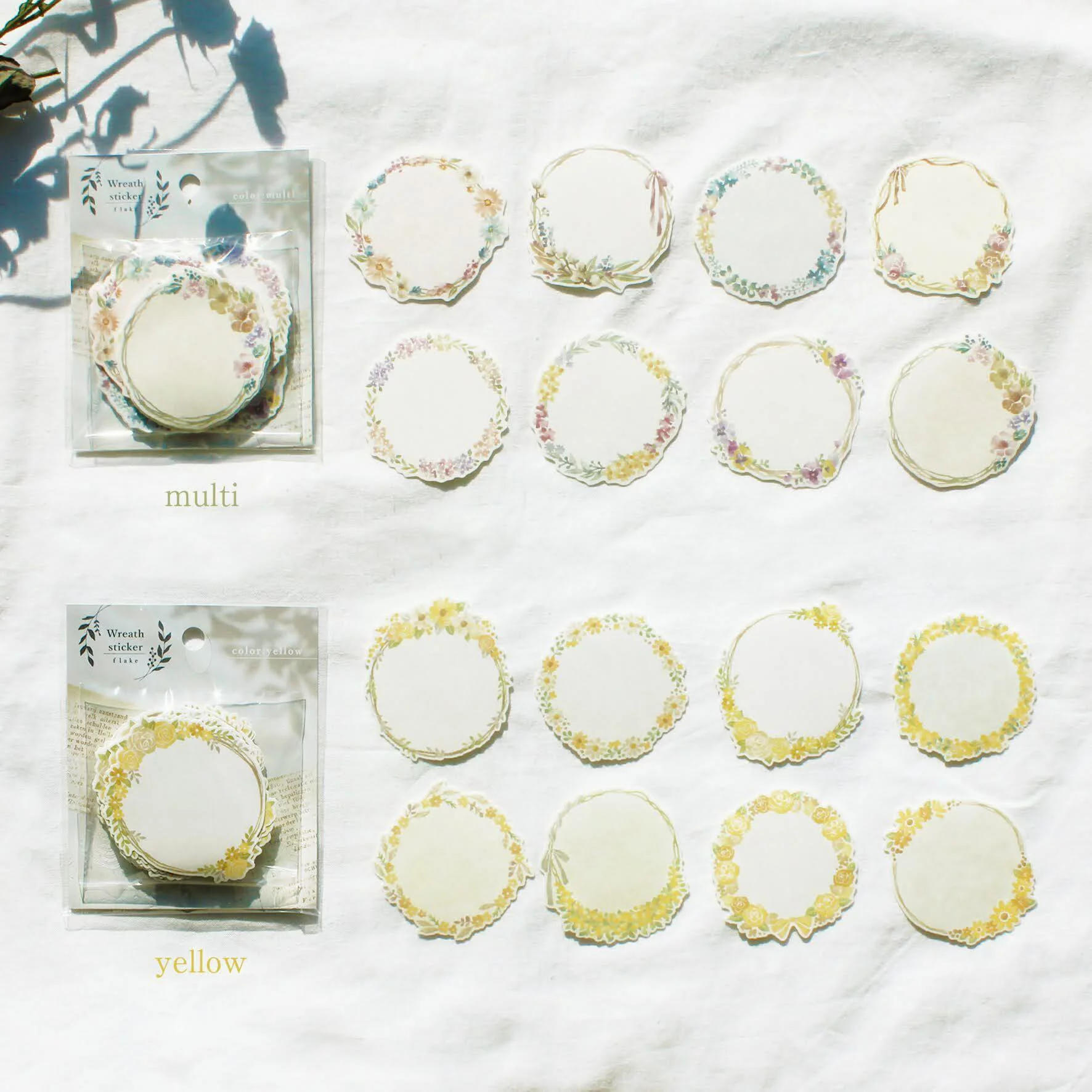 Mind Wave Wreath Stickers