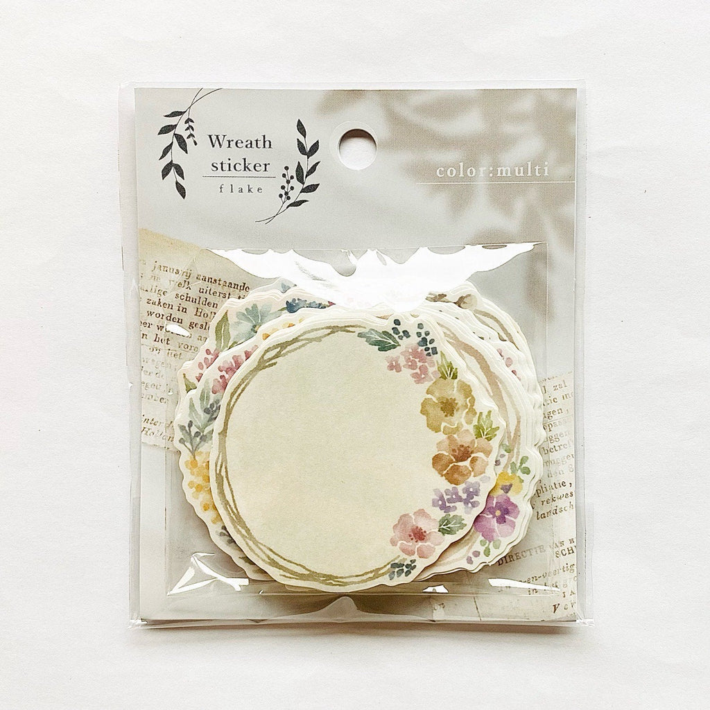 Mind Wave Wreath Stickers