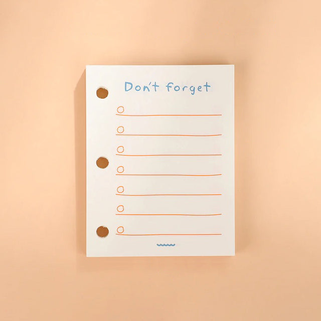 Mini Binder Inserts
