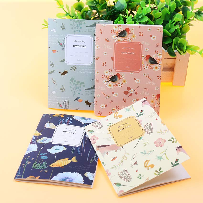 INDIGO Mini Floral Notebook
