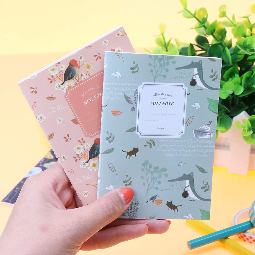 INDIGO Mini Floral Notebook