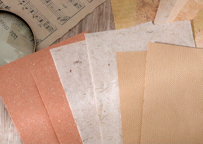 Mixed Kraft Paper - Vintage Paper