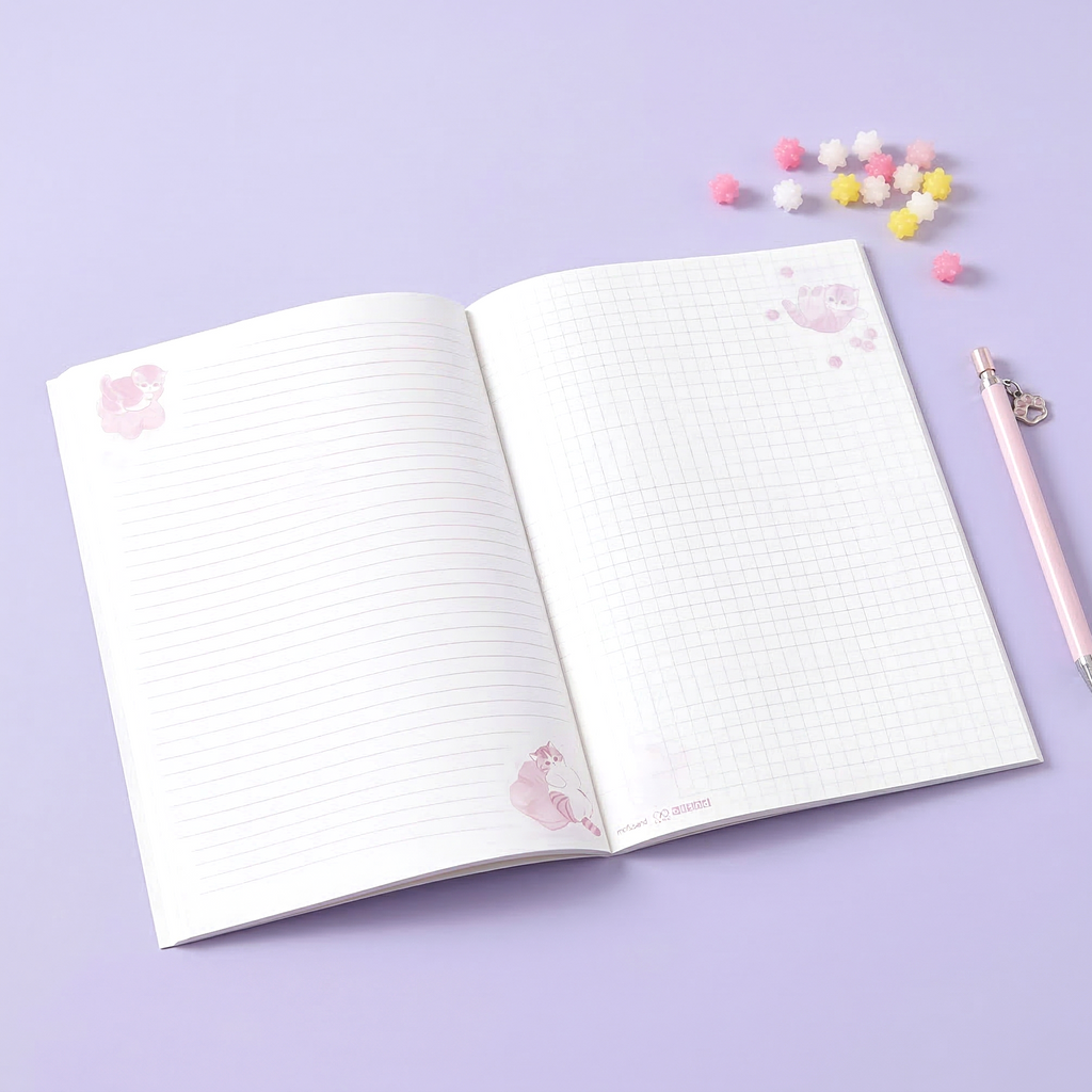 Mofusand Candy Jar A5 Notebook - Limited Spring Edition