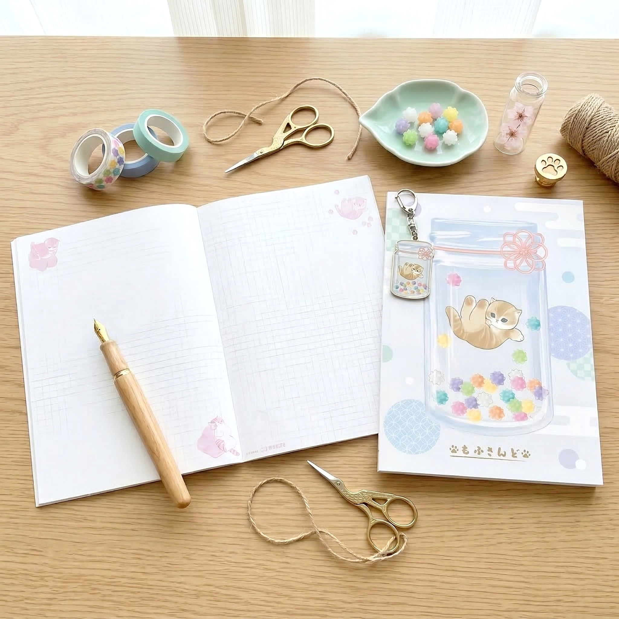 Mofusand Candy Jar A5 Notebook - Limited Spring Edition