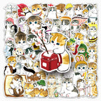 Mofusand Cat Stickers - Set of 50