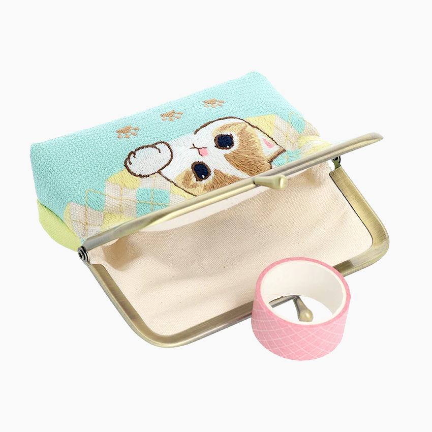 Mofusand Kiss-Lock Purse - Mint