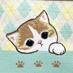 Mofusand Kiss-Lock Purse - Mint