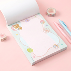 Mofusand Large Sakura Cloud Memo Pad - Limited Spring Edition