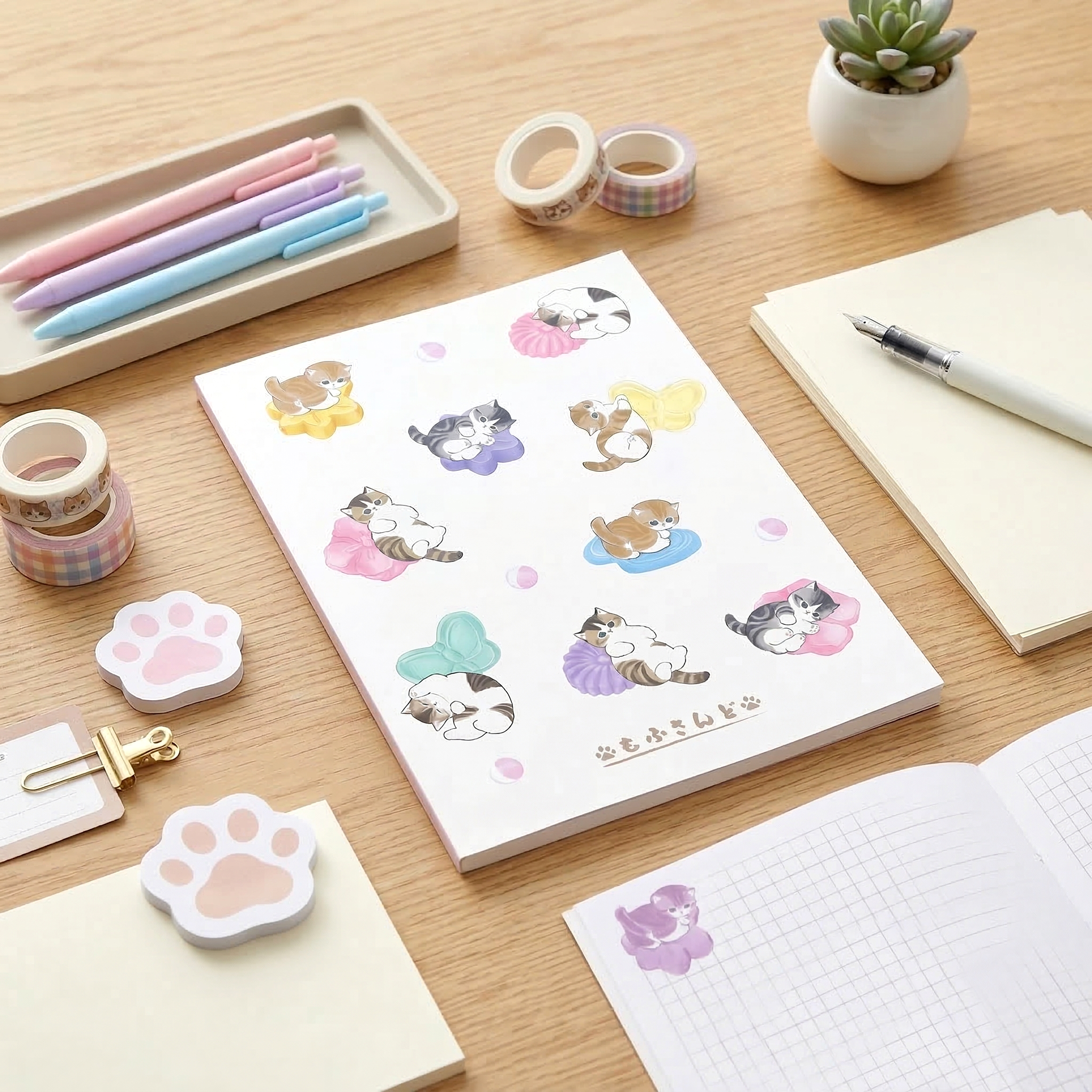 Mofusand Sakura Cloud A5 Notebook - Limited Spring Edition