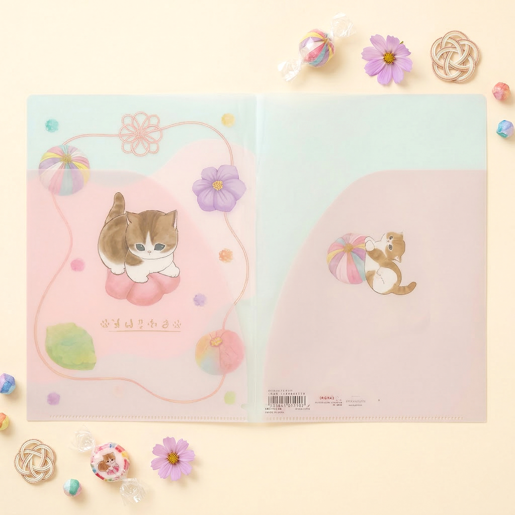 Mofusand Sweet Candies A5 Folder - Limited Spring Edition