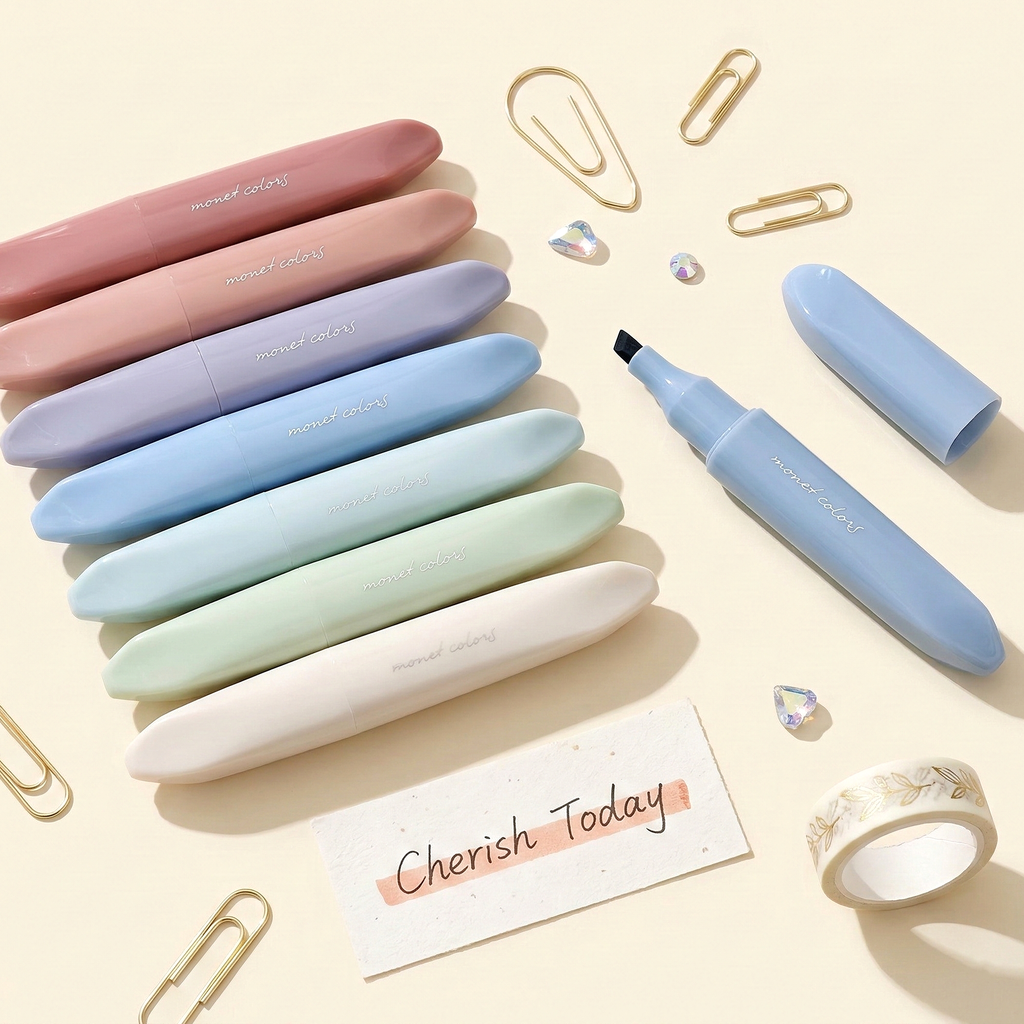Monet Colors Aesthetic Highlighters