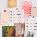 Monet Watercolor Dots - 6 Sheets of Stickers