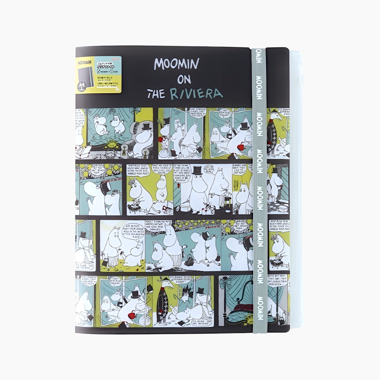 Moomin A4 Clear Book - Moomin On The Riviera