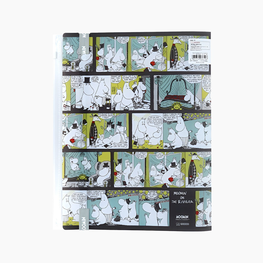 Moomin A4 Clear Book - Moomin On The Riviera