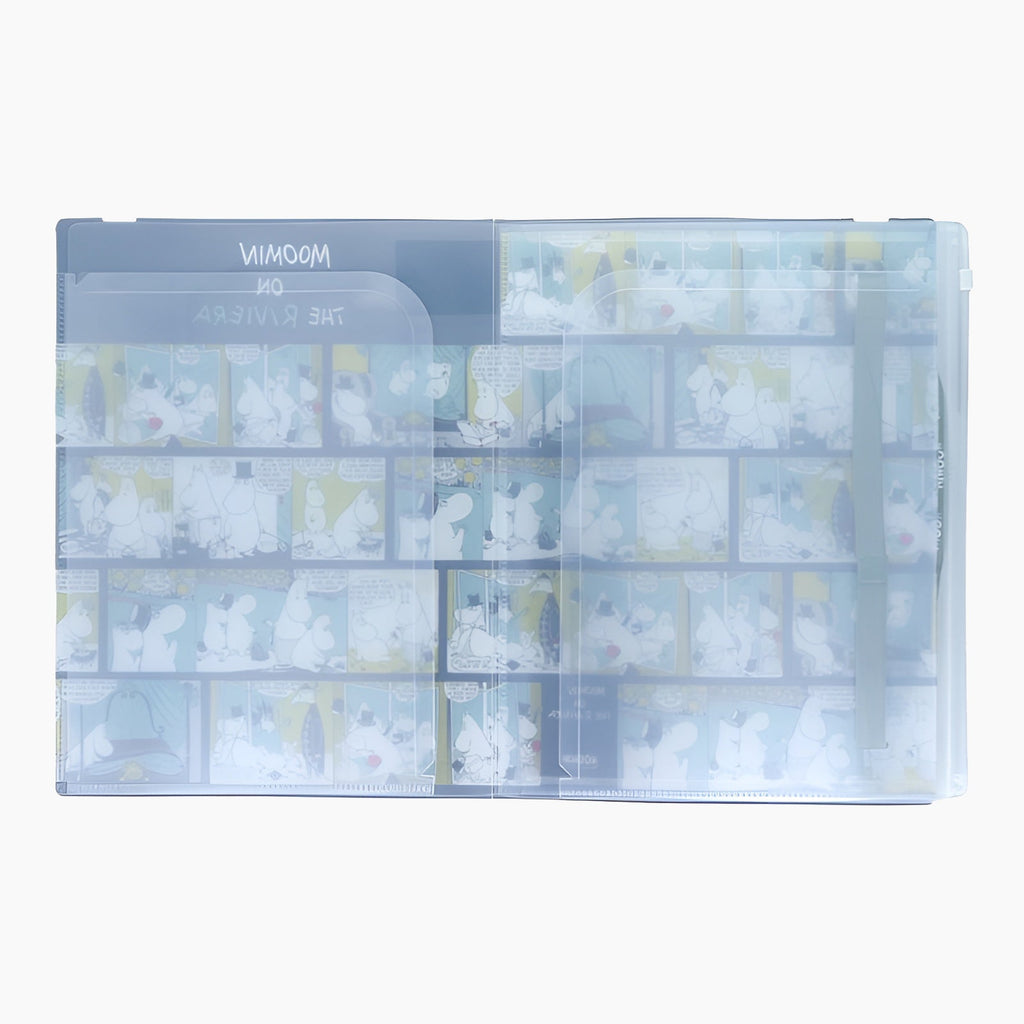 Moomin A4 Clear Book - Moomin On The Riviera