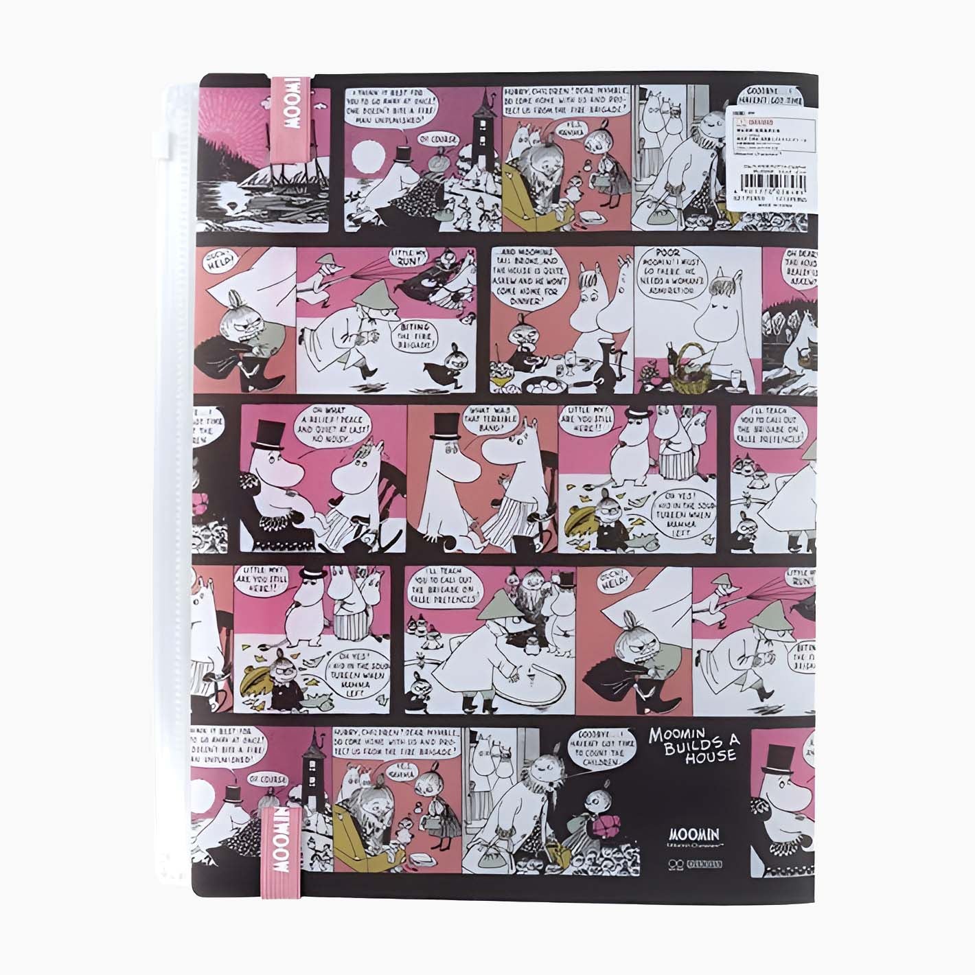 Moomin A4 Clear Book - Moomin Builds A House