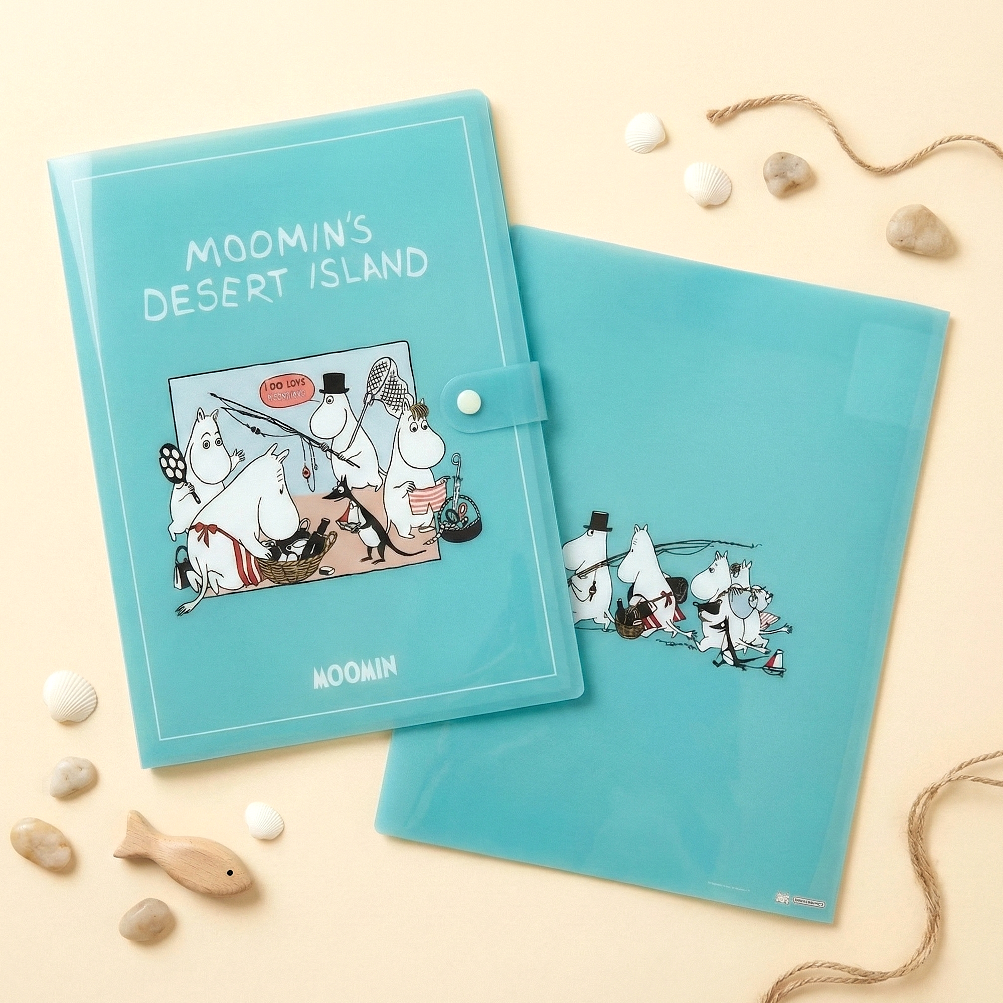 Moomin A4 Folder - Moomin's Desert Island