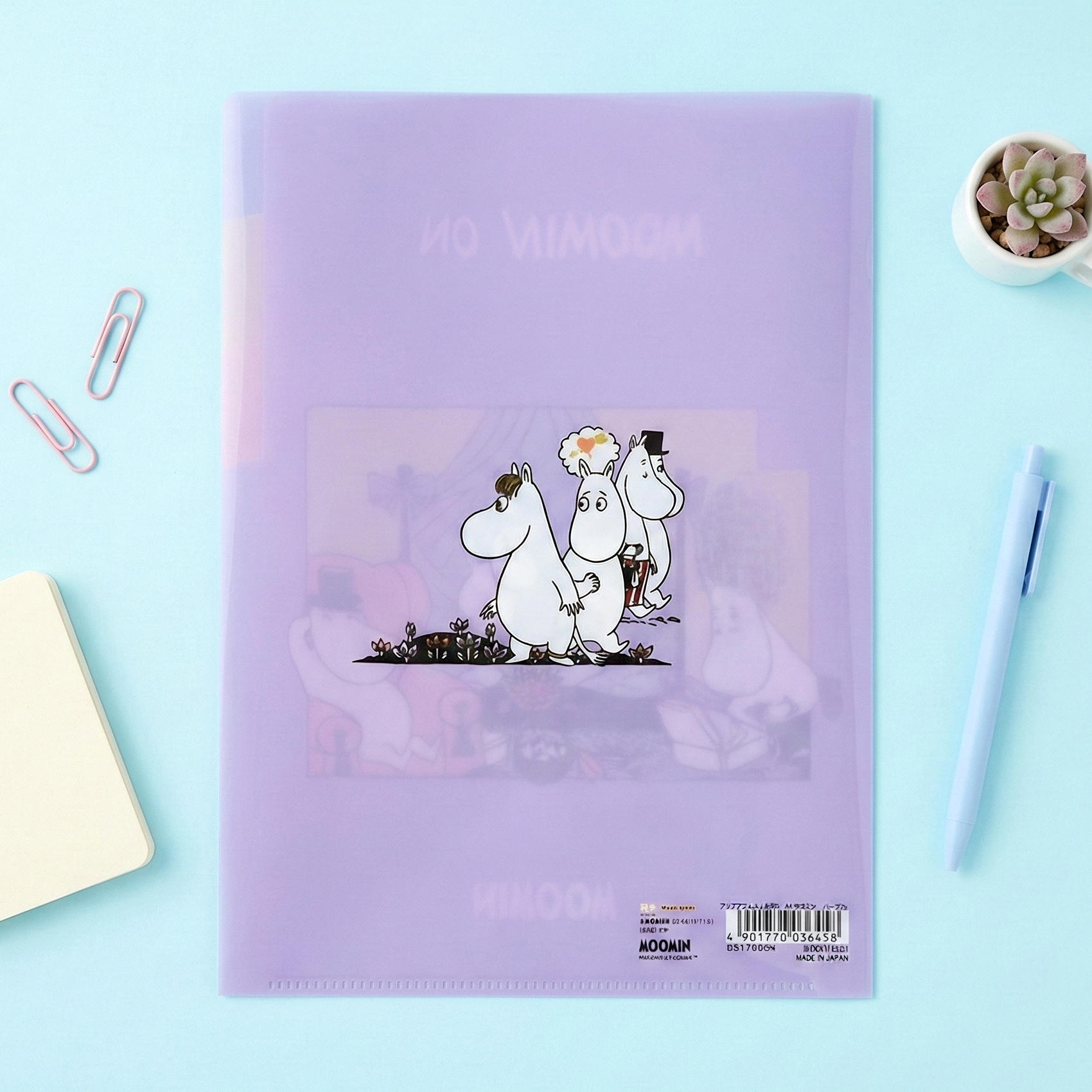 Moomin A5 Folder With Dividers - Moomin On The Riviera