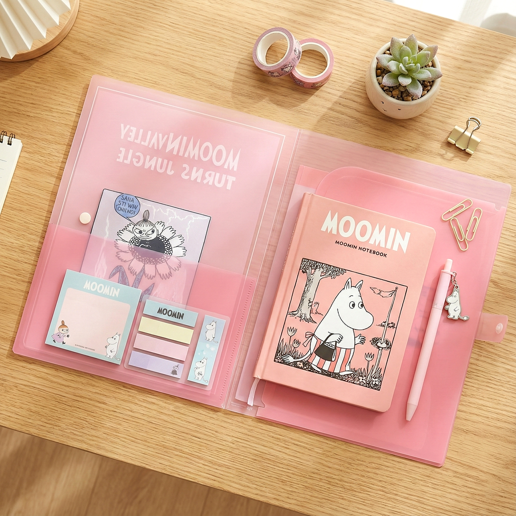 Moomin A4 Folder - Moominvalley Turns Jungle
