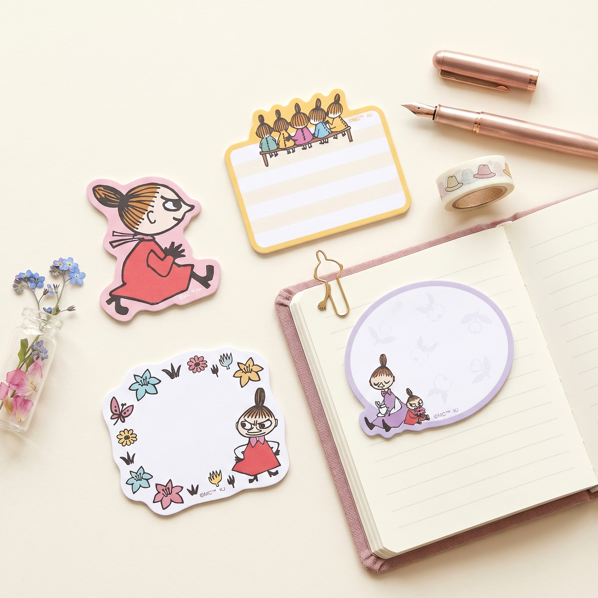 Moomin Write-On Stickers - Little My Adventure
