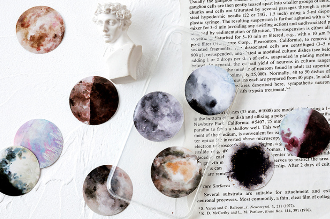 Moon Talk Paper Stickers