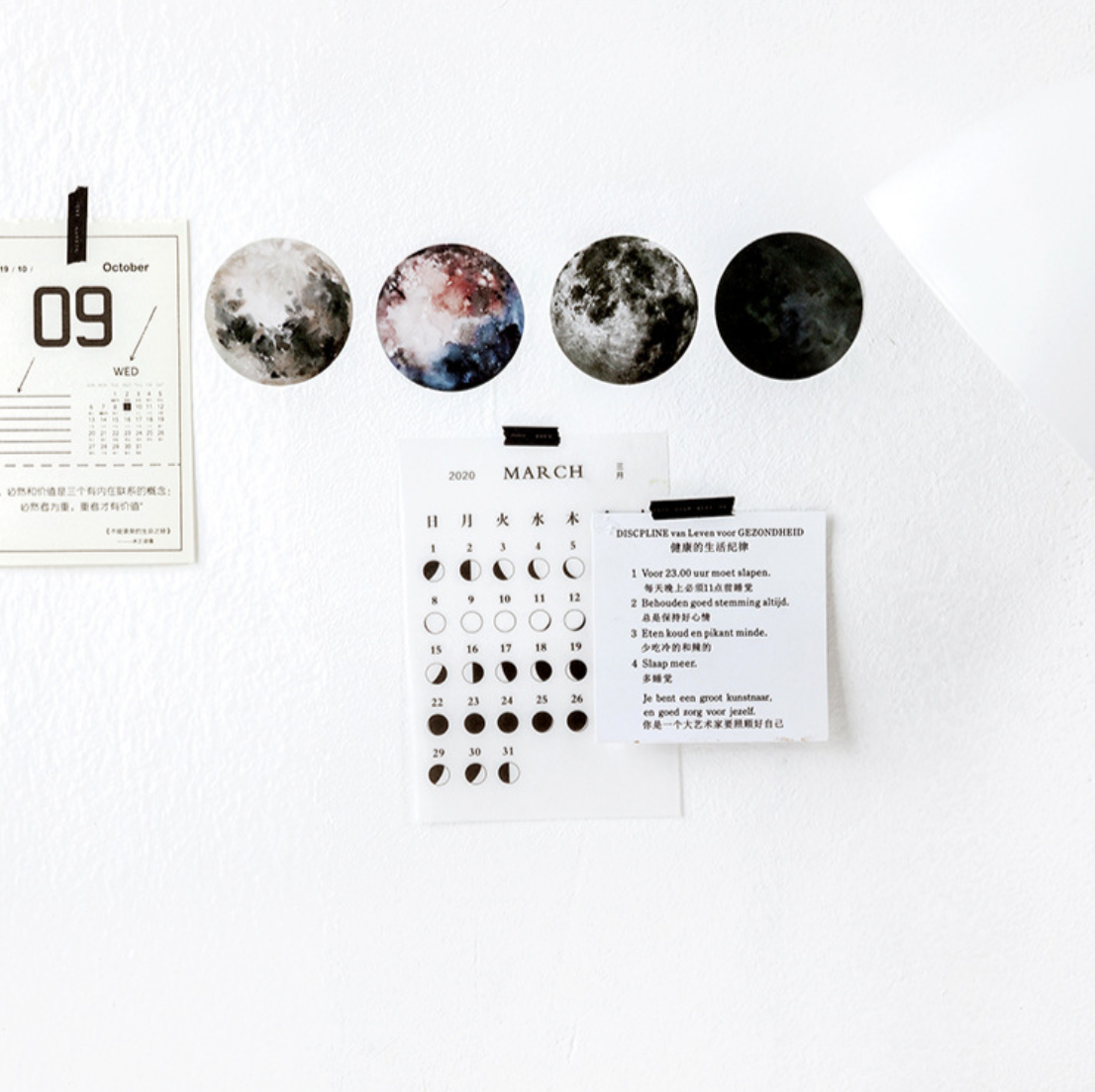 Moon Talk Paper Stickers
