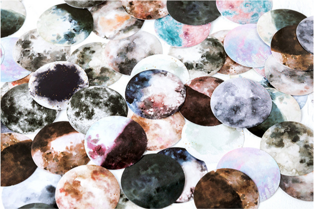 Moon Talk Paper Stickers