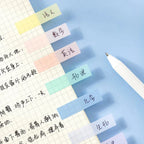 Morandi Translucent Index Sticky Notes