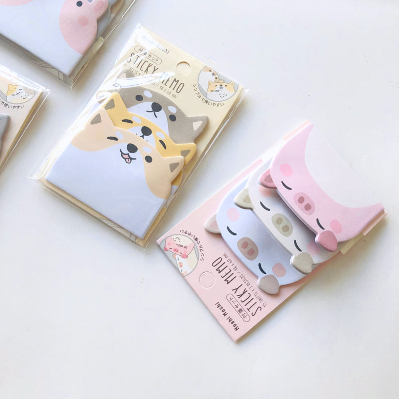 Moshi Moshi Animal Sticky Memo Pad