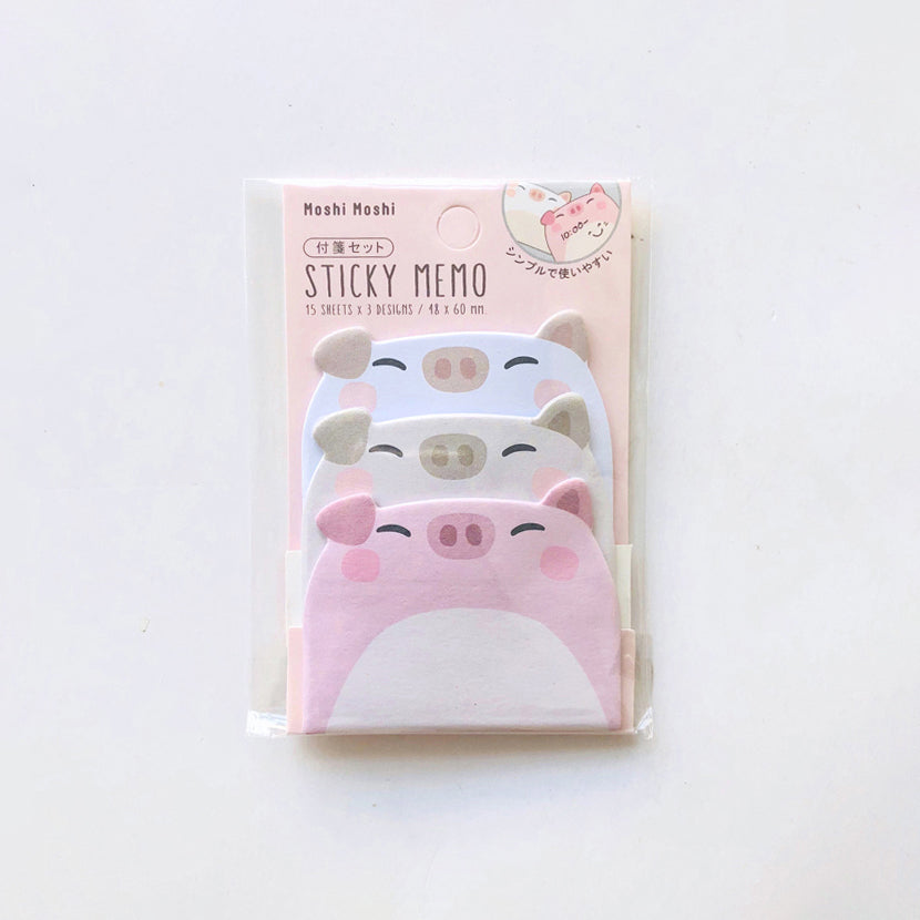 Moshi Moshi Animal Sticky Memo Pad