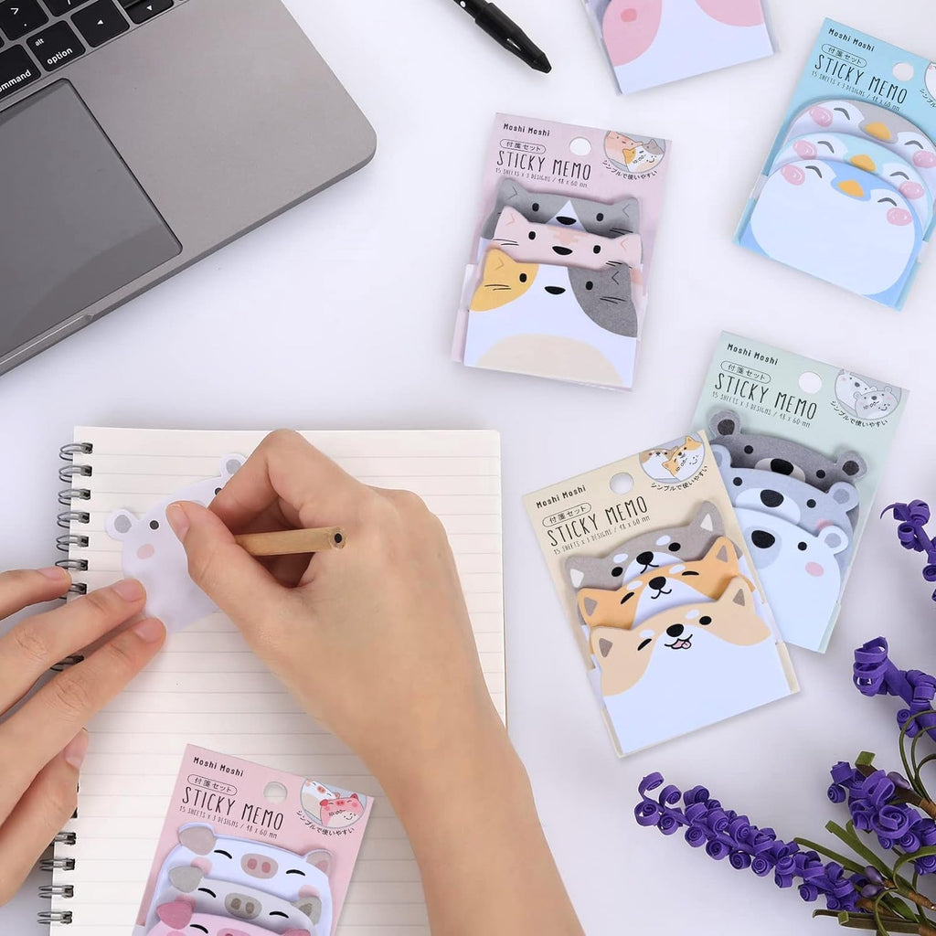 Moshi Moshi Animal Sticky Memo Pad