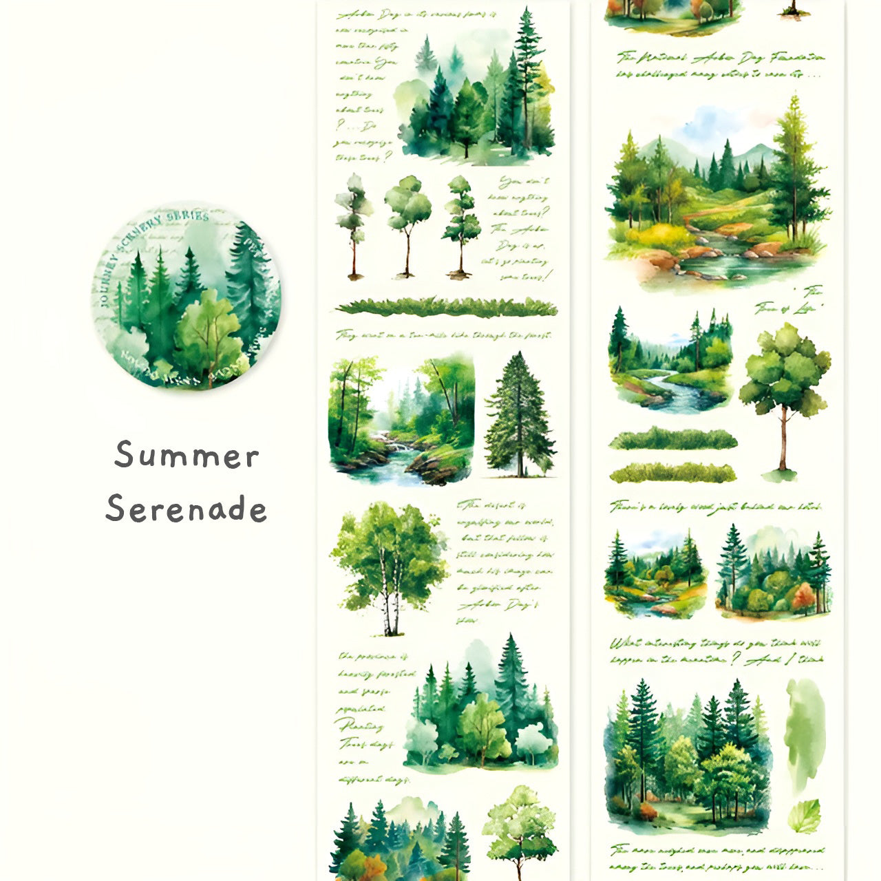 Mountain Poems Large Masking Tape