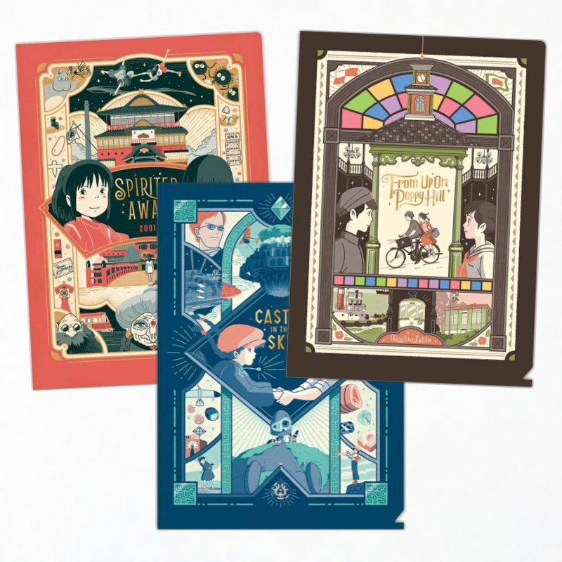 Movic Retro Frame Clear Folder - From Up On Poppy Hill