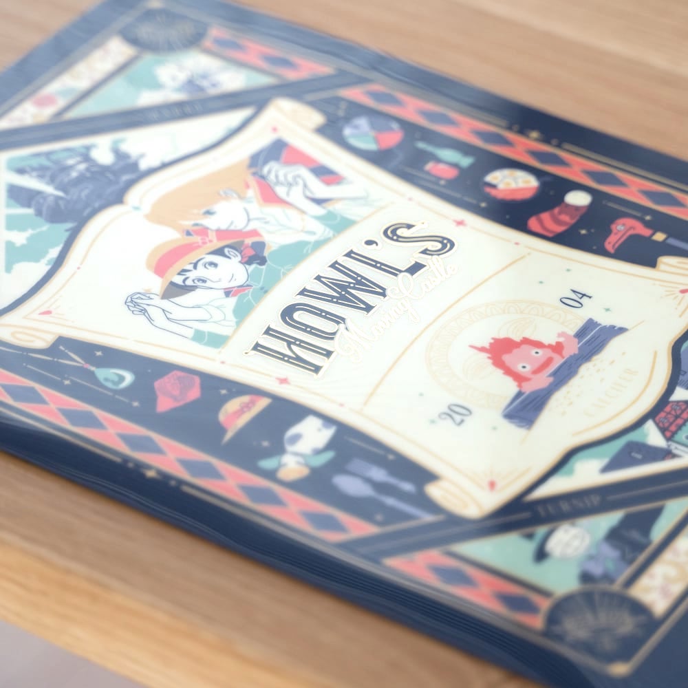 Movic Retro Frame Clear Folder - Howl's Moving Castle