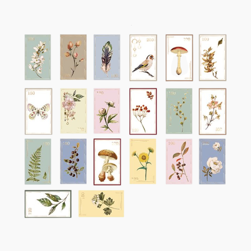 Mr Paper Bronzing Stickers - Post Office Stamps