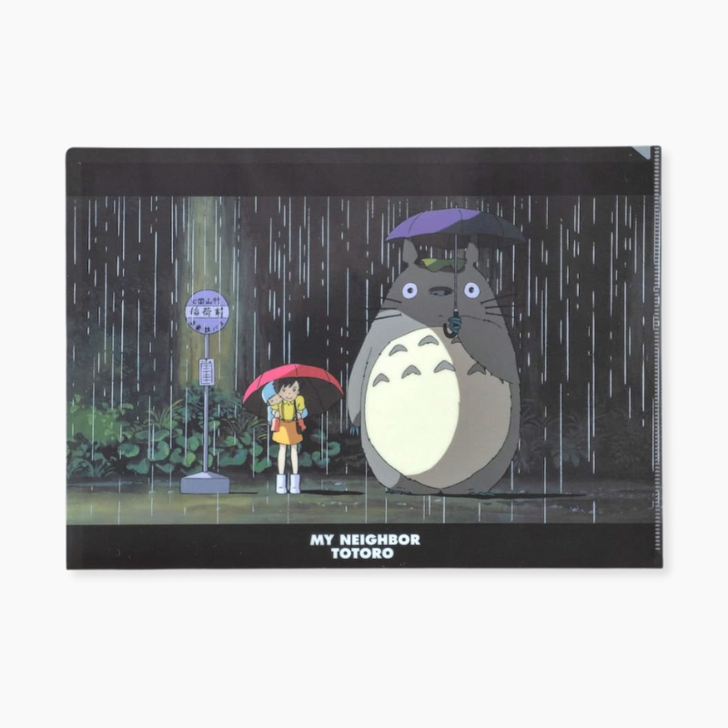 My Neighbor Totoro A4 Clear Folder - Bus Stop