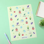 My Neighbor Totoro A4 Clear Folder - Vegetables